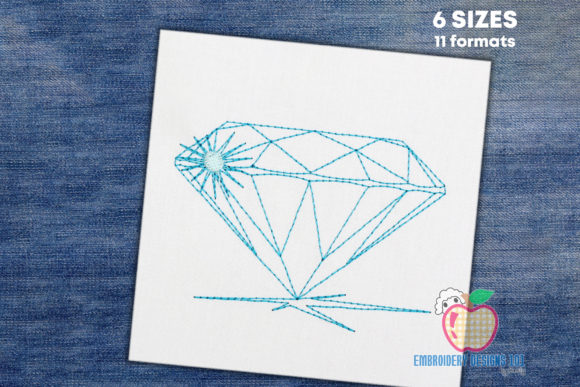 Blue Diamond Line Art Review