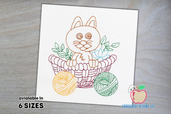 Cute Kitty Sitting in Basket Review