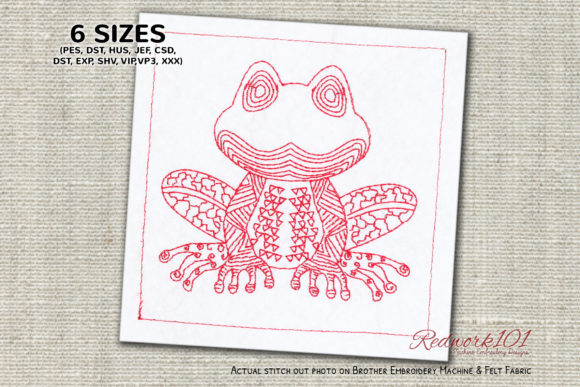 Frog with African Pattern for Holiday Collections
