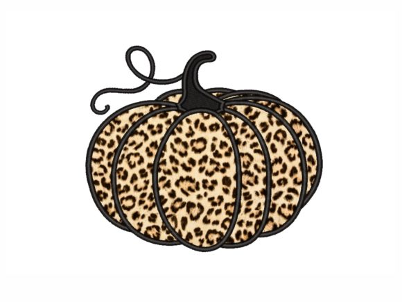 Leopard Pumpkin Applique Review for Custom Gifts