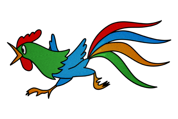 Multicolour Rooster: A Vibrant Choice for Handmade Gifts