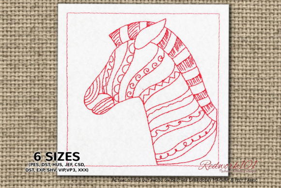 Zentangle Stylized Zebra Head Review